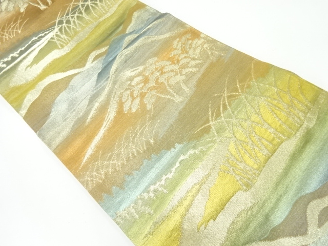 JAPANESE FUKURO OBI / WOVEN MOUNTAINS